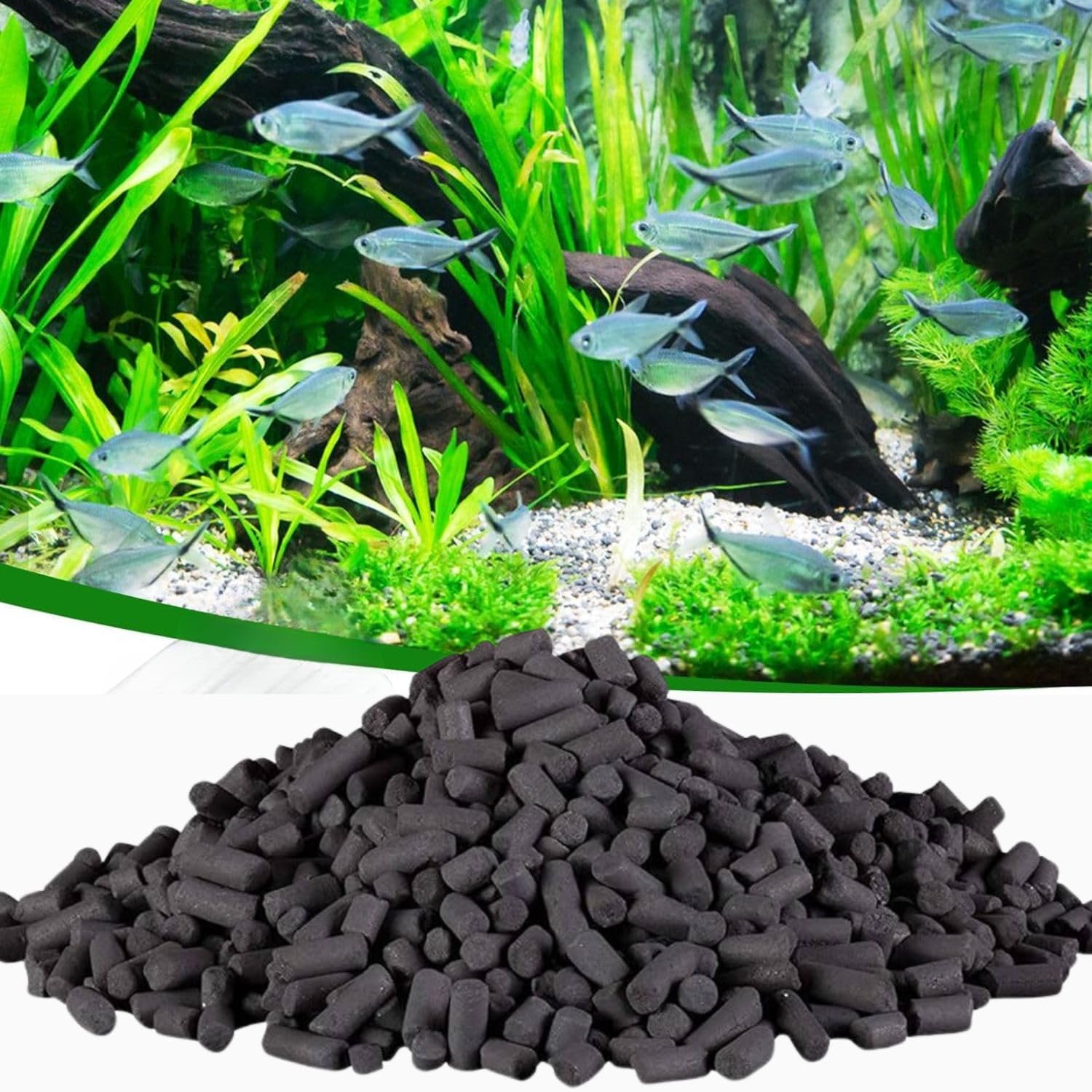 VAYINATO® 250G Activated Carbon Pellets Aquarium Filter Media with Free Net Bag, Promote Healthy Bacteria Growth and Optimize Water Quality | Suitable for Various Filter by Petzlifeworld (B0D22V86FB) Amazon Price History, Amazon Price Tracker