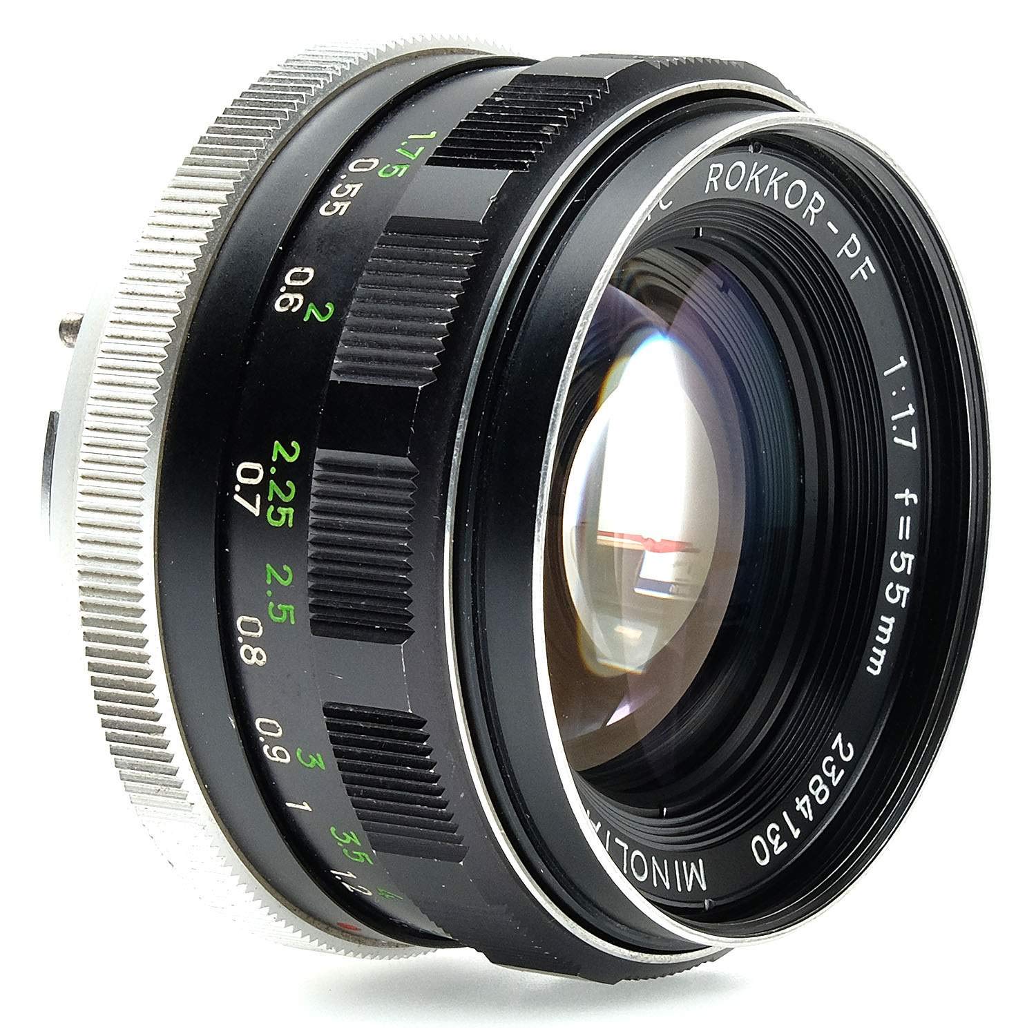 MINOLTA MC ROKKOR-PF 55mm f/1.7 単焦点レンズ