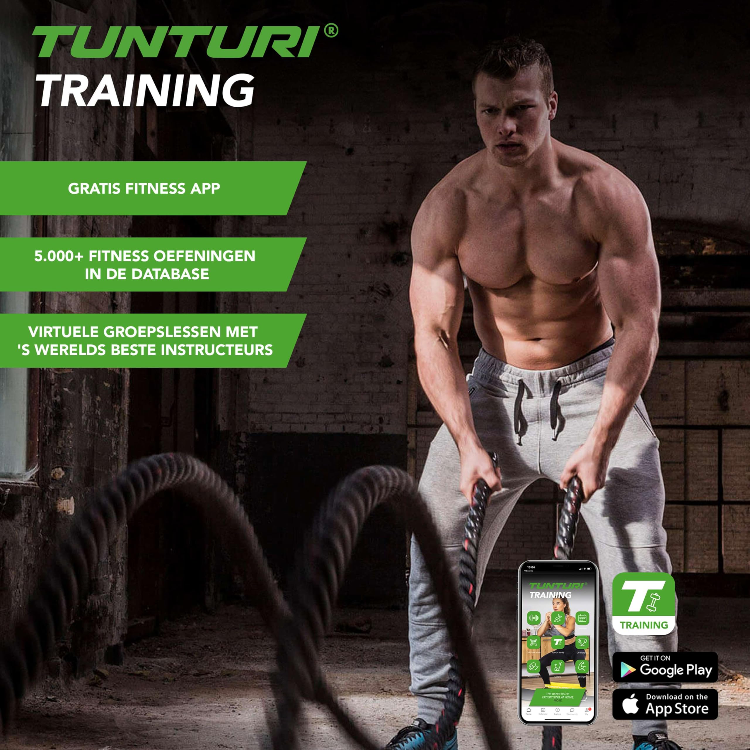 TUNTURI Battle Rope 15 M/50 Ft