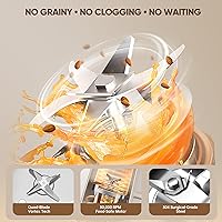 Vista 7 de 10-in-1 Nut Milk Maker Machine, 42oz Automatic Nut Milk Maker with LED Touch Screen, Self-Cleaning, 12H Delay Start, Keep Warm, Automatic for