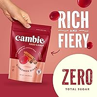 Vista 4 de Cambie Caramelos duros sin azúcar, 1 libra de caramelo sin azúcar envueltos individualmente, canela