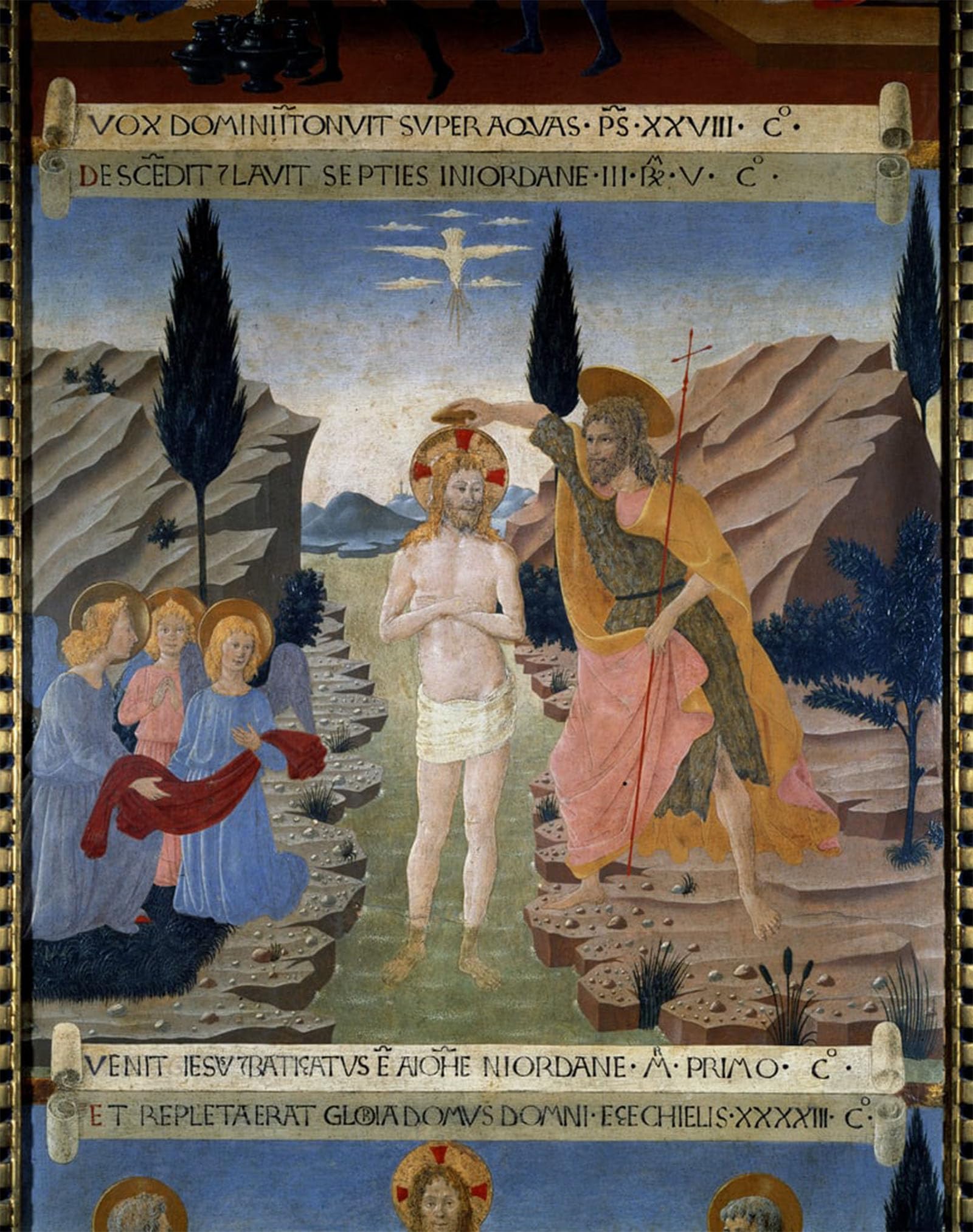 ARTXLXXBN Famous Painting Canvas Artwork Graffiti Print Unbekanntes Bild by Fra Angelico Portrait Canvas Image for Home Decor 60x90cm