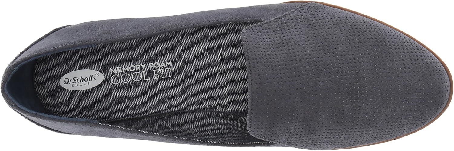 Dr. Scholl's Shoes Women's Dawned Loafer, Oxide Microfiber, 6 M US