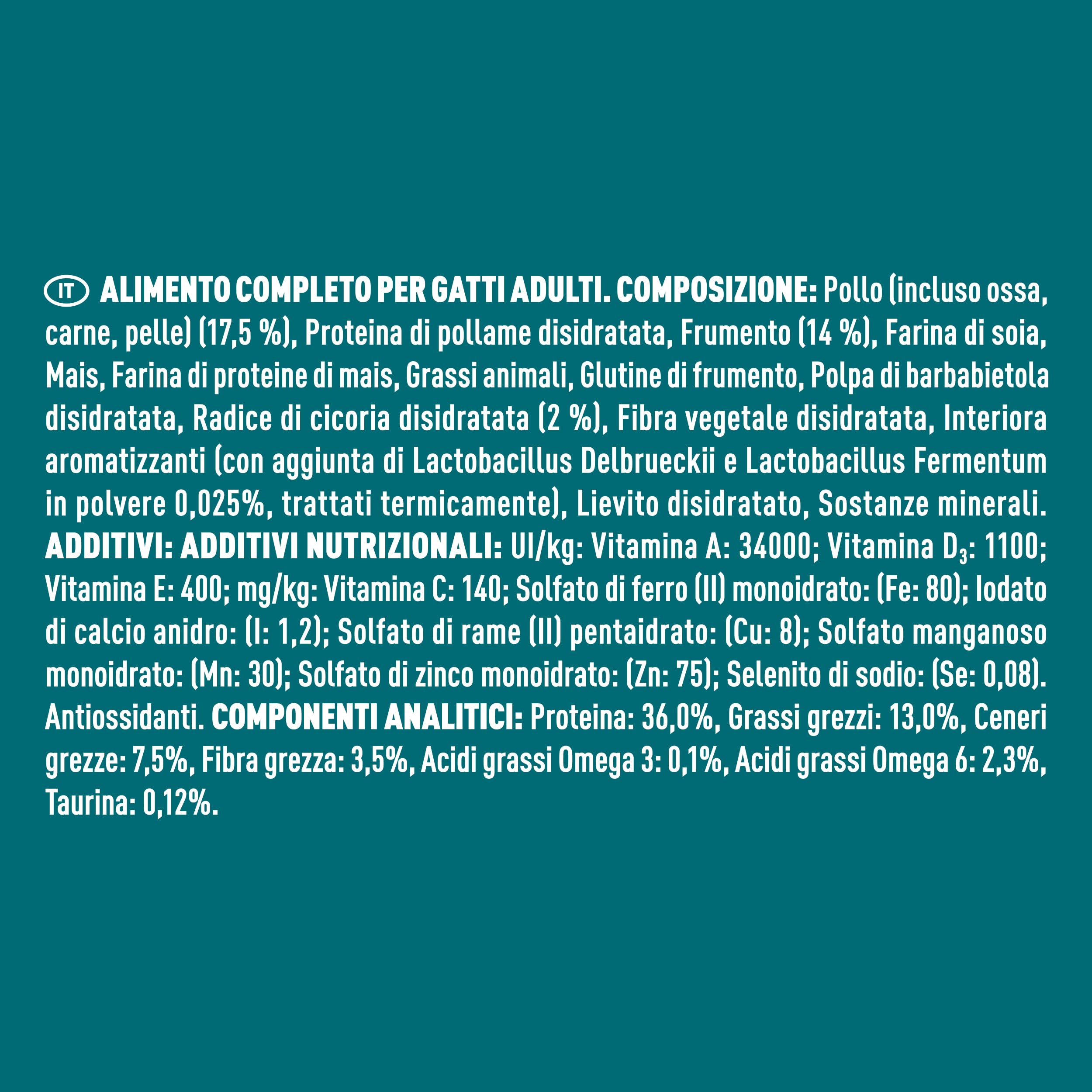 PURINA ONE Bifensis Sterilcat Croccantini per Gatto Adulto Sterilizzato con Pollo, Formula Nutriente per Microbioma Intestinale, Confezione da 2,8 kg