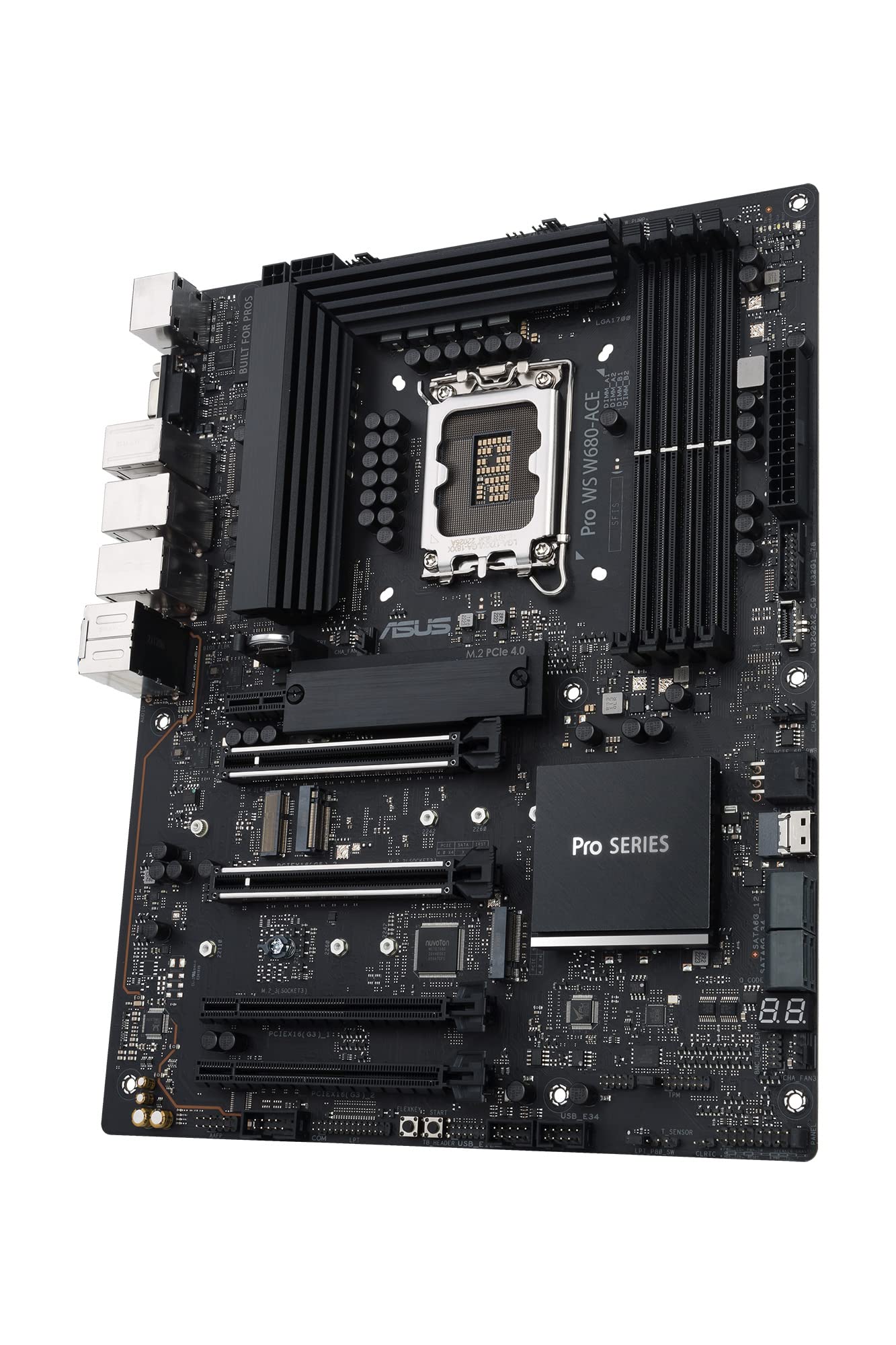 ASUS Pro WS W680-ACE Workstation Mainboard Sockel Intel LGA 1700 | ATX-Mainboard, PCIe 5.0, DDR5, 3x PCIe 4.0, USB 3.2 Gen 2