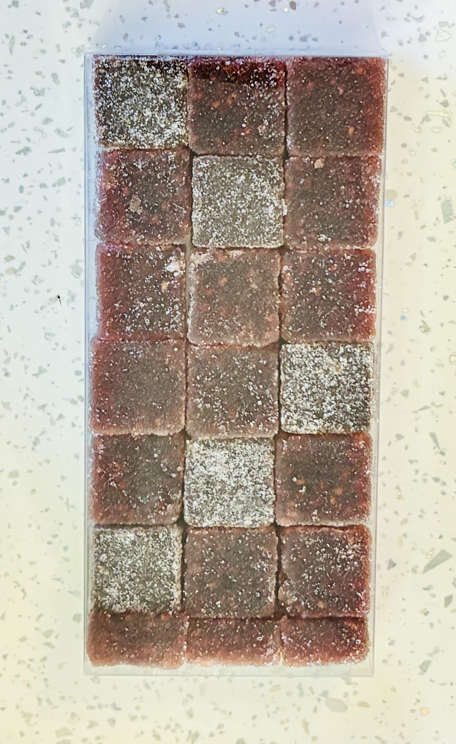 Pâte de Fruits Framboise et Chocolat, Confiserie Artisanale, Saveur Fruitée et Cacaotée. 230 gr
