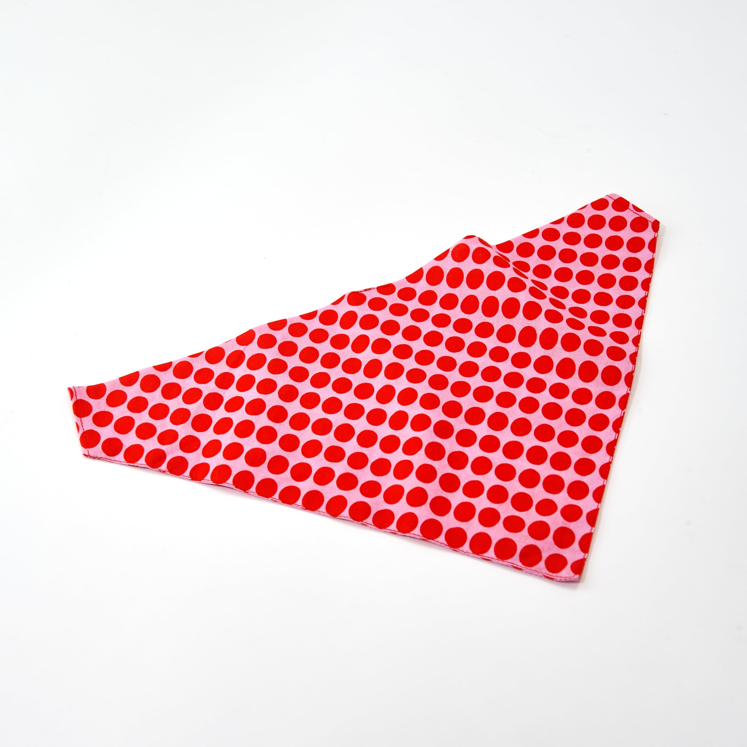 Polka Dot Dog Bandana - On Behalf of Comic relief, Red, Medium - Image 2