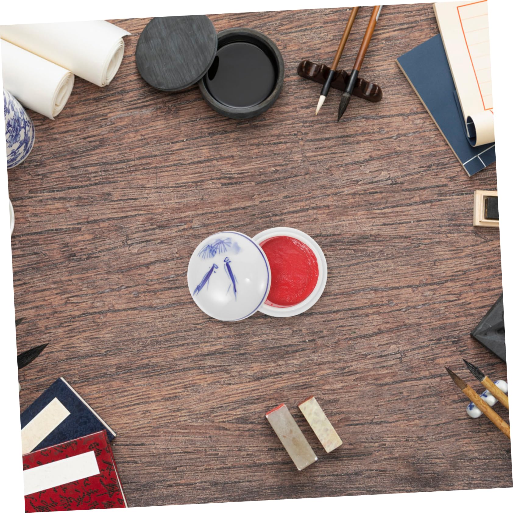 Artibetter 5 Stück Stempelkissen Zeichnung Kalligraphie-Stempel malen Pads Einfügen Keramik-Tintenpaste Kalligraphie malerei tintenpaste Malutensilien Kalligrafie-Angebot