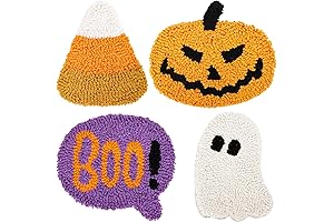 Whaline Halloween Tufted Coaster Set of 4