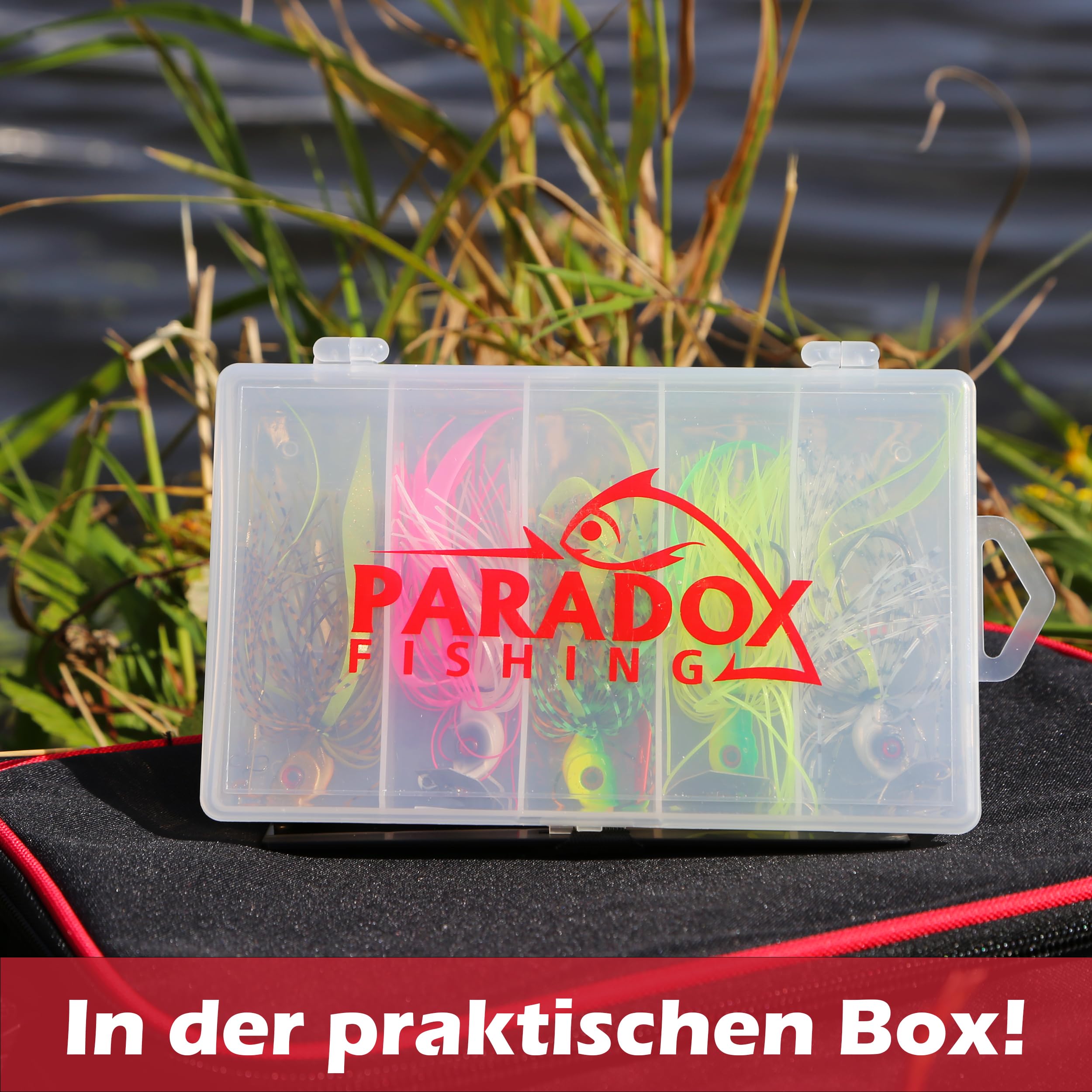 Paradox Fishing Chatterbait Spinnerbait Hecht 5 Stück 12g/15g/18g – Hecht Jig Spinner Hecht köder - Hechtköder