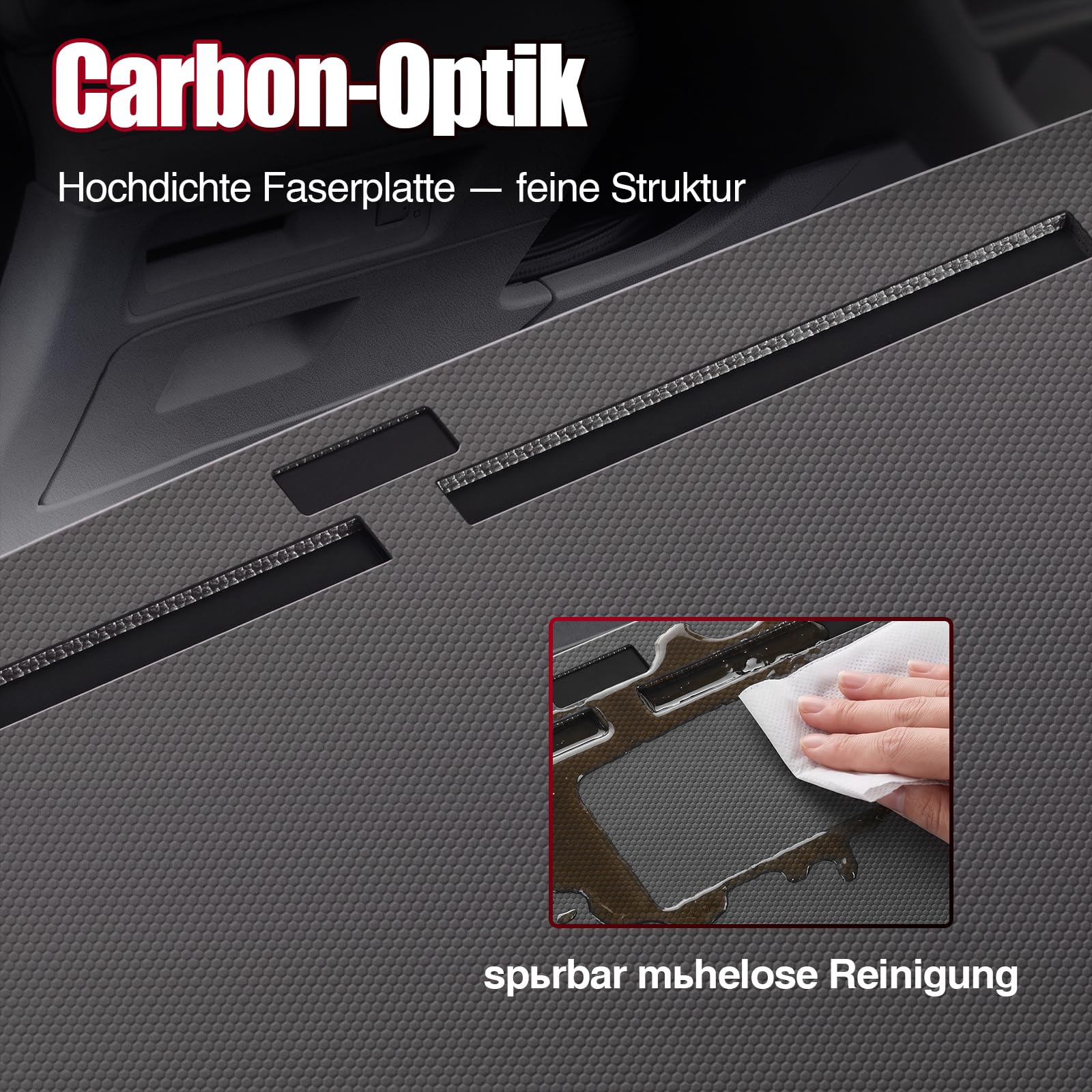 Klappbarer Autotisch Mit Getränkehalter, Dreiteilig Klappbar, Hohe Belastbarkeit, Geeignet Für Den Fahrer- Und Beifahrersitz, Ideal Zum Arbeiten Und Essen