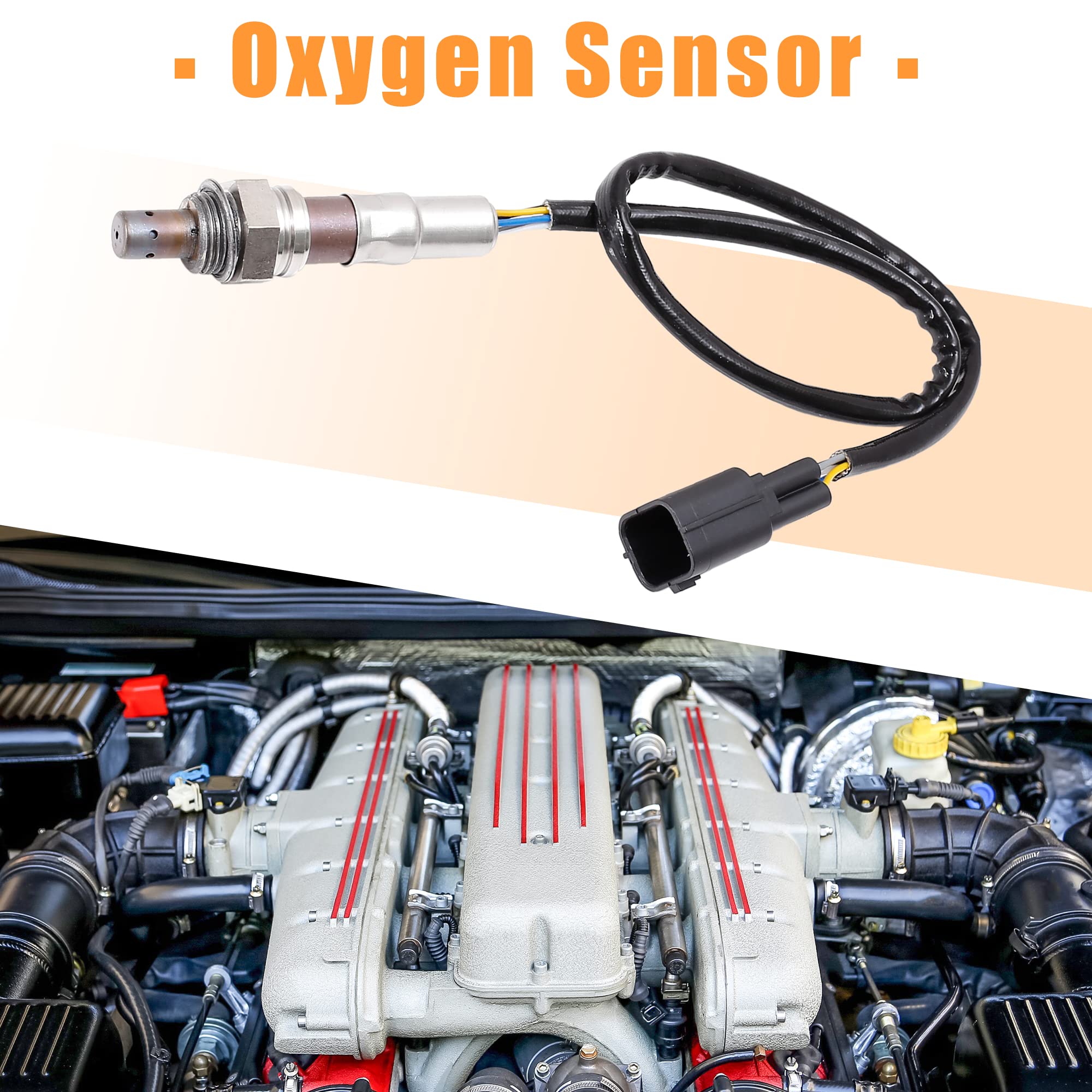 X AUTOHAUX Coche Aire Combustible Relación O2 Oxígeno Sensor Contra Corriente LF8R188G1 250-25029