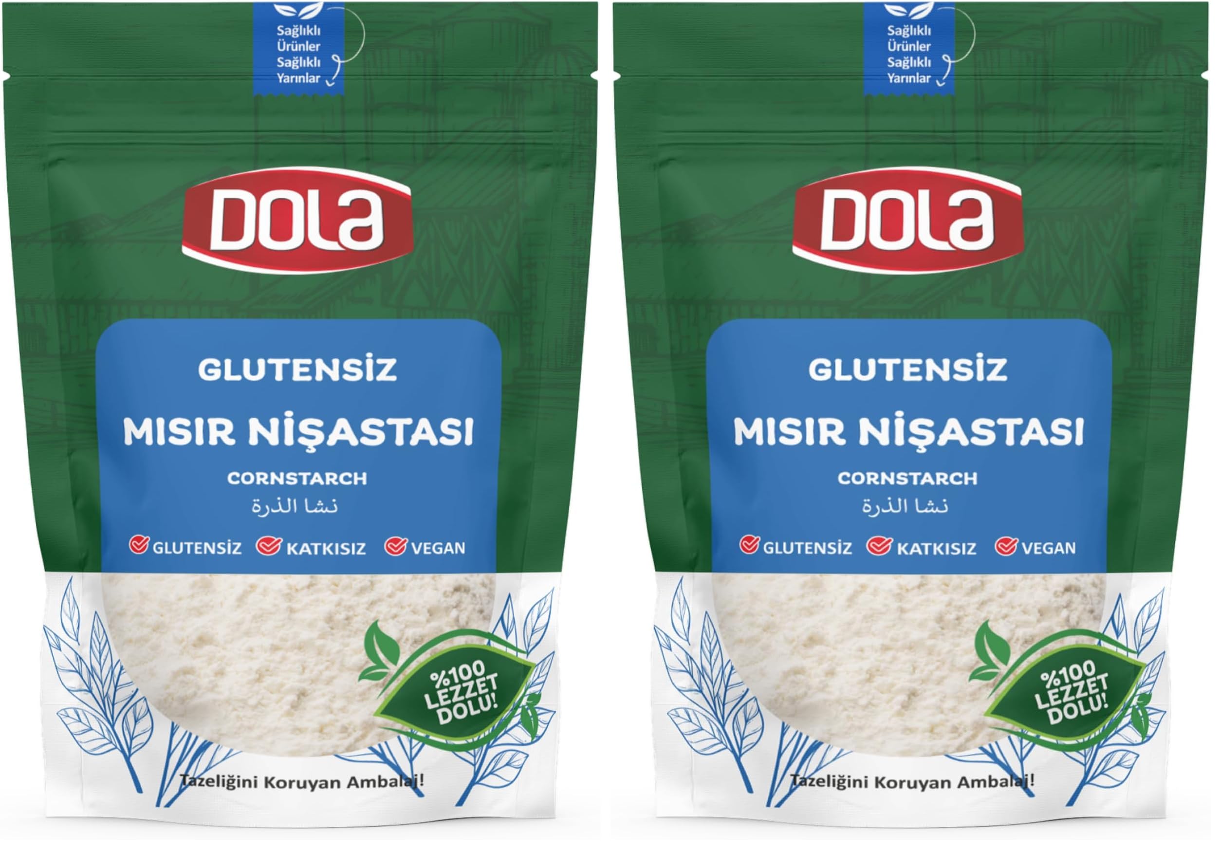 Dola Glutensiz Mısır Nişastası 400 gr (2 paketi)