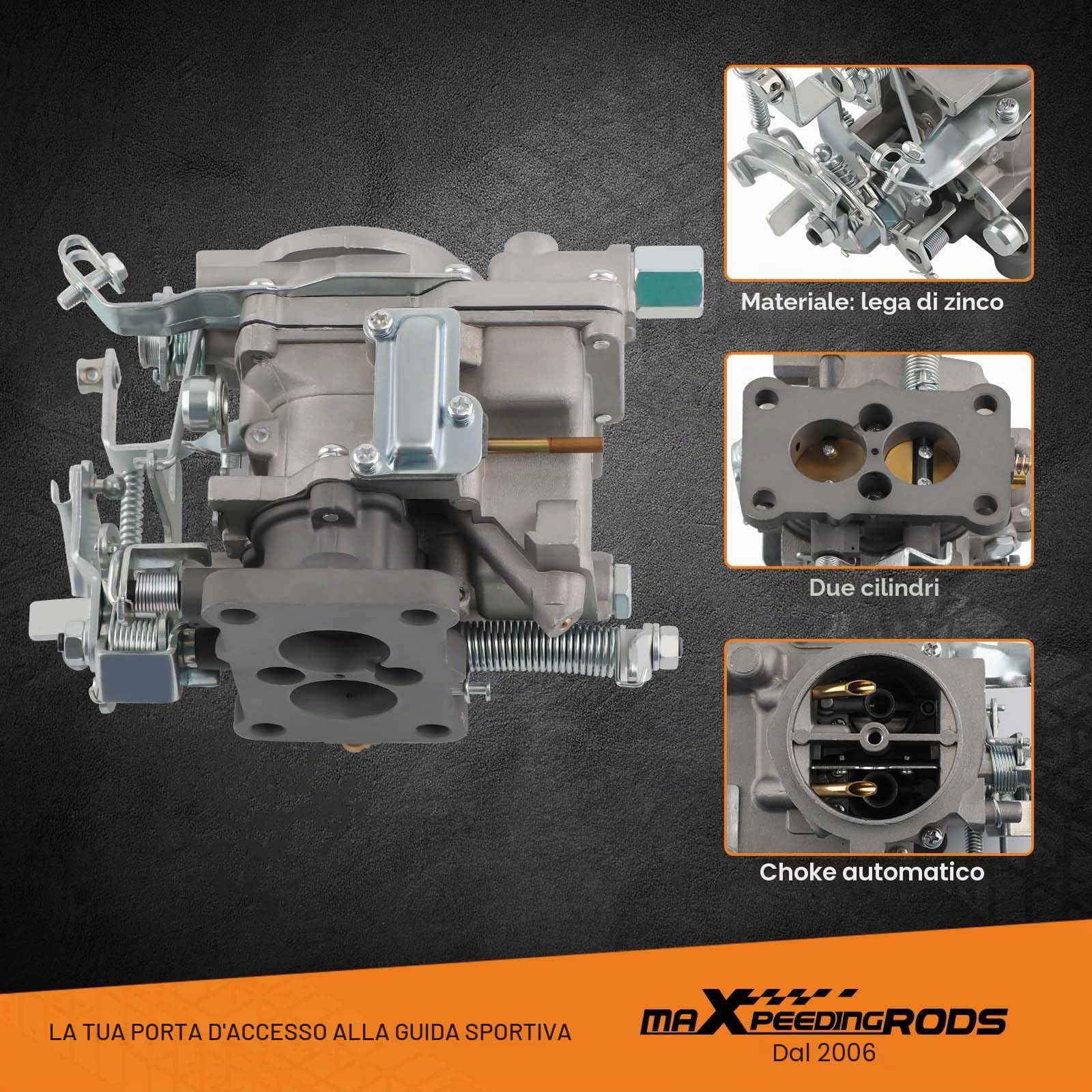 maXpeedingrods Carburatore per Suzuki SJ-Series Samurai Assembled 1986-1988 Carburador Carb 21100-24034