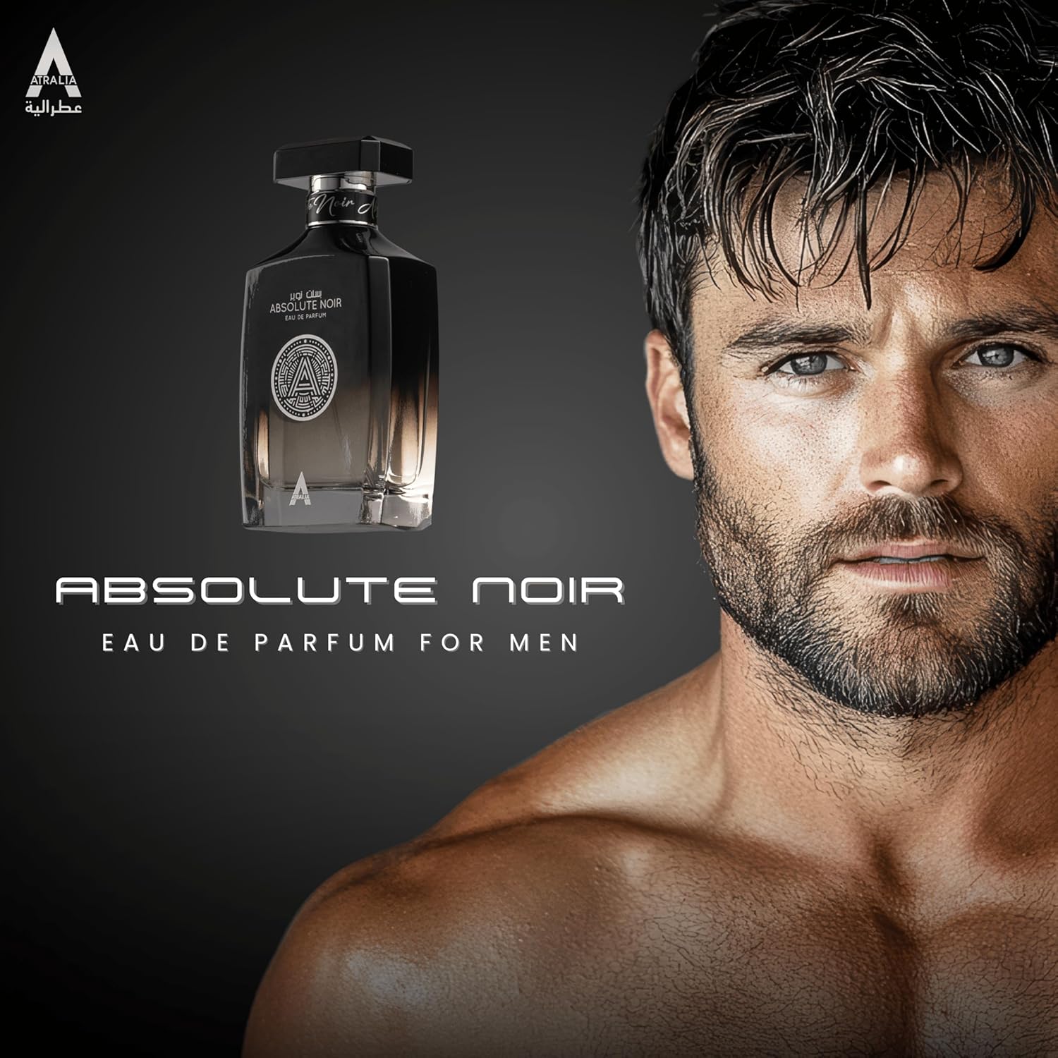 Absolute Noir Eau De Parfum for Men 100Ml 3.4Oz - Luxurious and Long Lasting Fragrances with Top Notes of Bergamot, Lemon, Grapefruit, Pink Pepper - Image 6