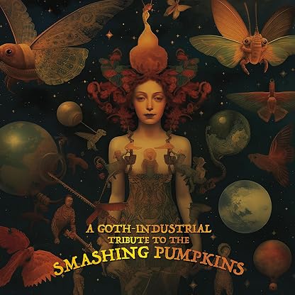 INDUSTRIAL TRIBUTE TO THE SMASHING PUMPKINS (GOLD VINYL) por Various Artists, capa do álbum