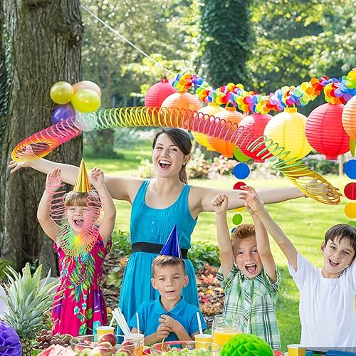 Miniatura 6 de Vinciph 3 piezas de juguete mágico de resorte helicoidal, colorido arco iris de plástico, suministros de fiesta para niños y niñas, juguetes de