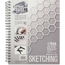 Bee Elite Sketch Pad - 9" x 12", 74 lb, 100 Sheets