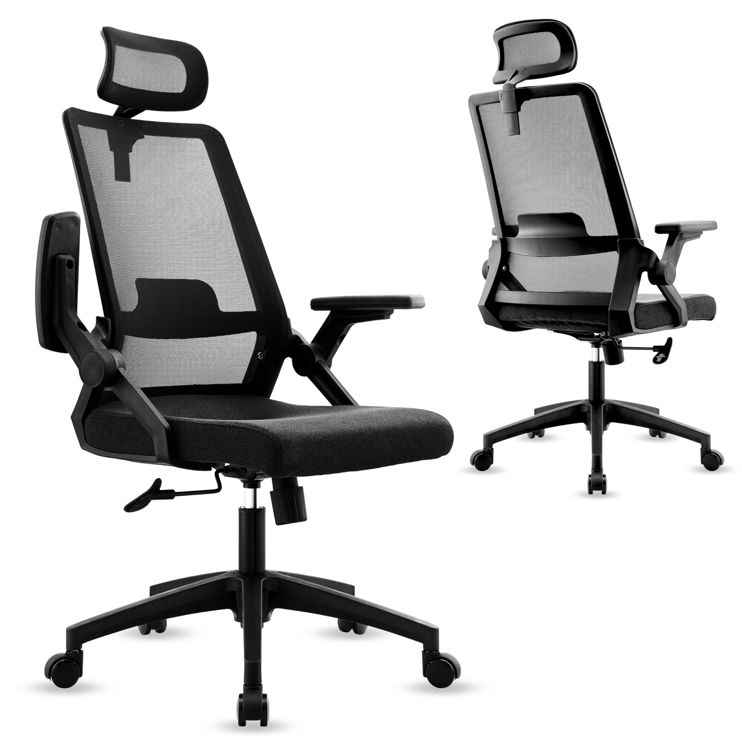 Msdizuo Office Chair Ergonomic Desk Chair, 350LBS Capacity, High Back Computer Chair for Long Hours Comfortable, Rolling Swivel Executive Task Chair