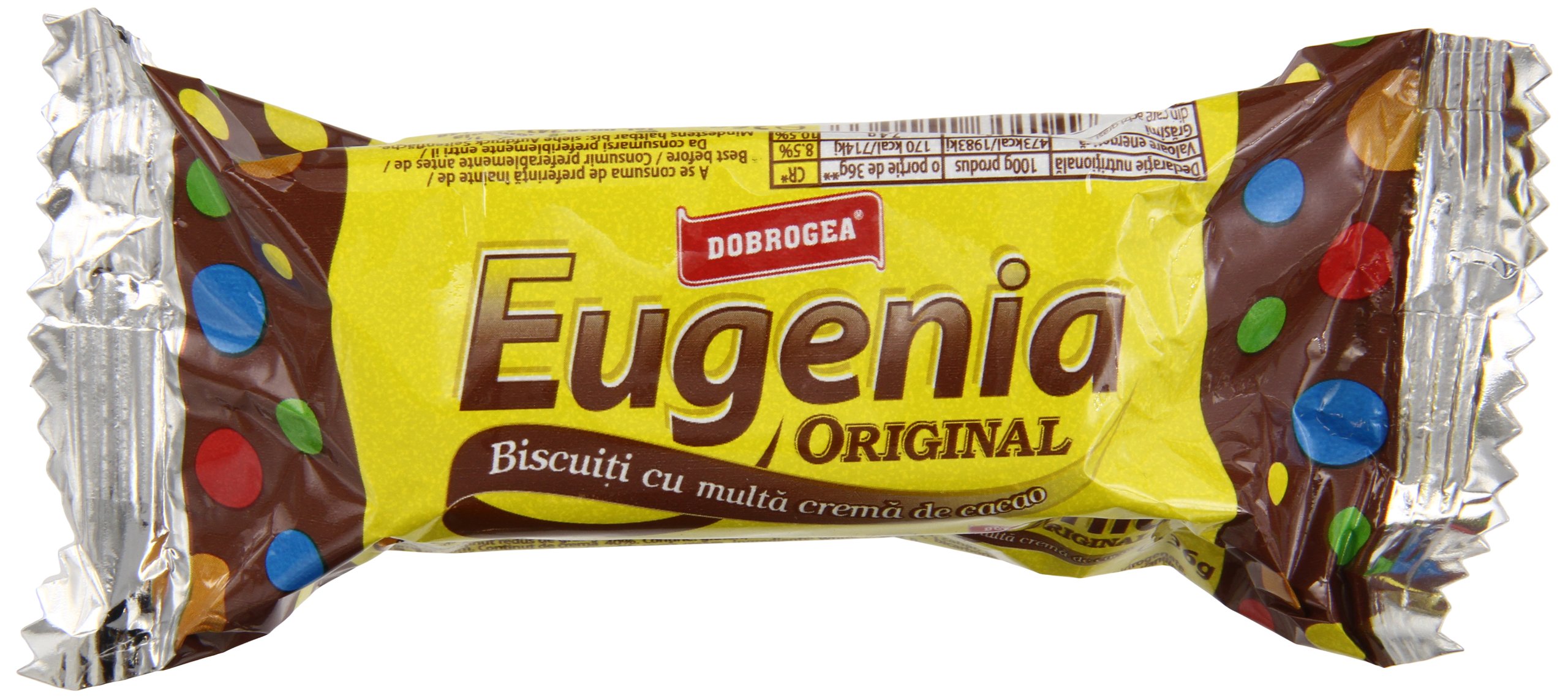 Dobrogea Eugenia Original Sandwich Biscuit, 36g, 24 count