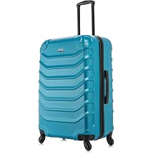 ENDURANCE 28-Inch Large Hardside Spinner Luggage Lightweight Teal