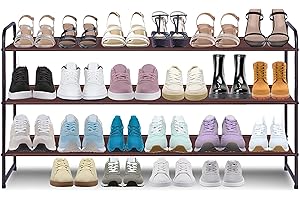 AOODA 3-Tier Long Shoe Rack for Closet: Expand Your Space