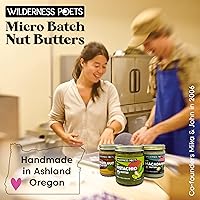 Vista 4 de Wilderness Poets, Mantequilla de nuez de pistacho, orgánica y cruda (64 onzas, 4 libras)