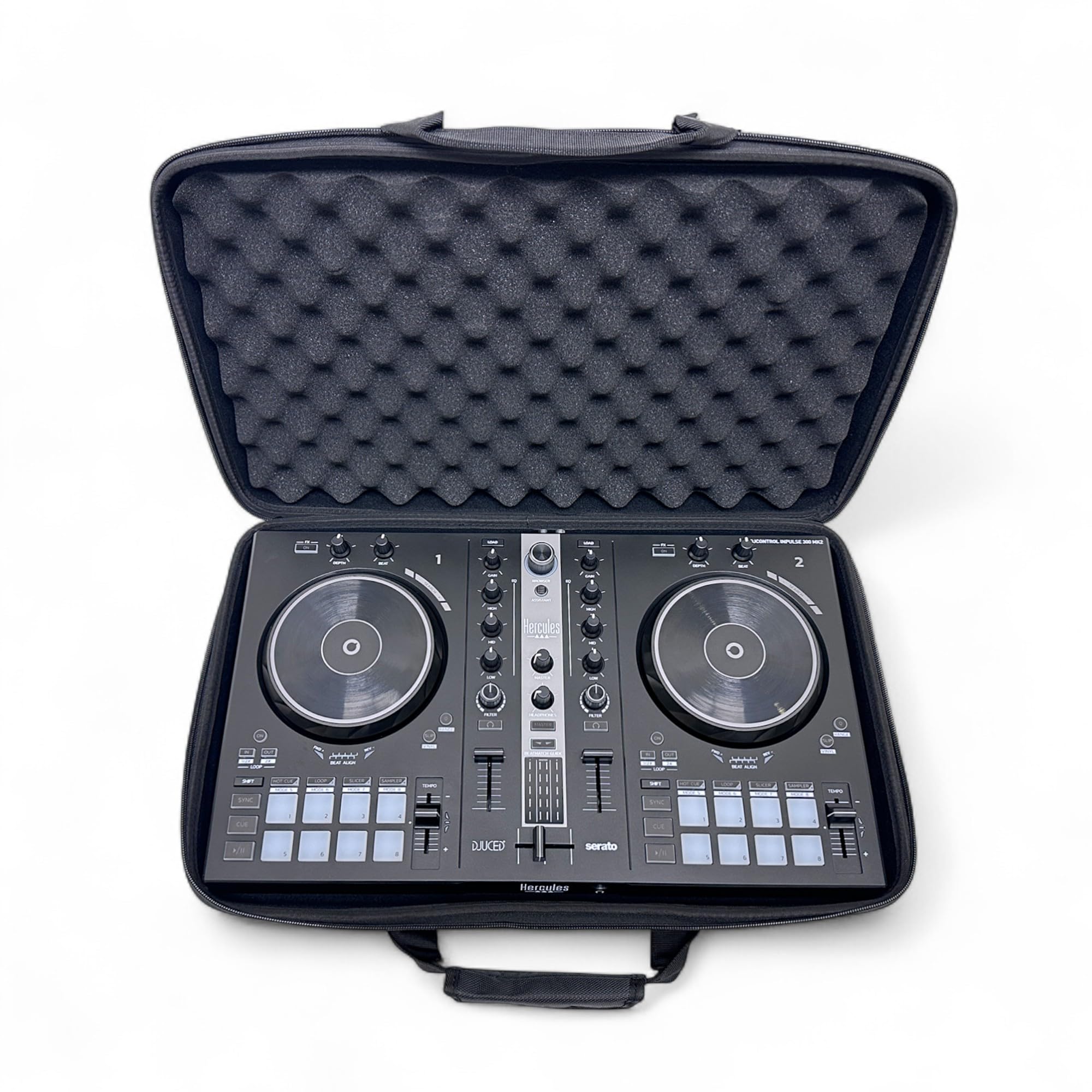 Protekt Borsa per controller Hercules Inpulse 200 BINP2 DJ custodia rigida per il trasporto