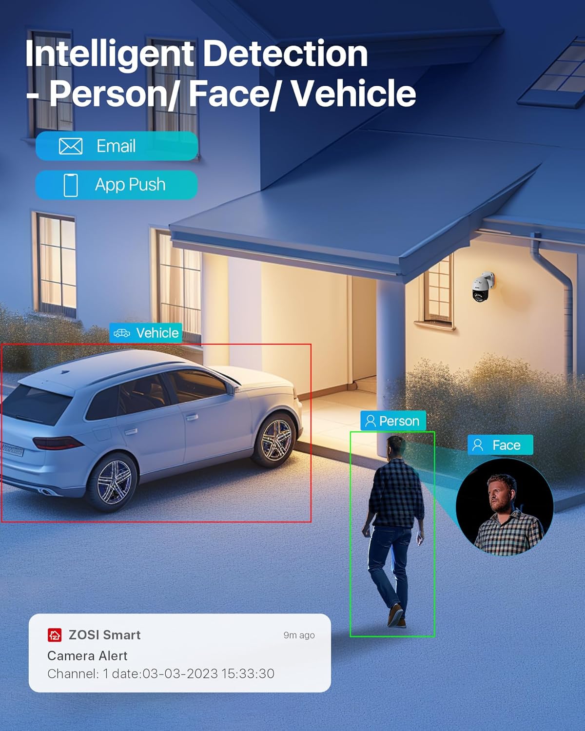 ZOSI C298 Pro 4K 8MP Dual-Lens(2x4MP) Wired WiFi PT Security Camera Outdoor, 360 View Pan/Tilt Plug-in Camera, Human/Vehicle Detect, Spotlight Siren, Color Night Vision, Two-Way Talk, SD/Cloud Storage ZOSI C298 Pro 4K 8MP Dual-Lens(2x4MP) Wired WiFi PT Security Camera Outdoor, 360 View Pan/Tilt Plug-in Camera, Human/Vehicle Detect, Spotlight Siren, Color Night Vision, Two-Way Talk, SD/Cloud Storage