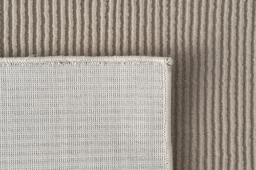 Miniatura 7 de Revival Rugs Stripe - Alfombra lavable de 7 pies 10 x 10 pies para sala de estar o dormitorio, 100% reciclada, certificado Oeko-TEX, pelo mediano,