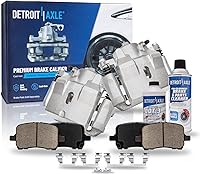 Vista 116 de Detroit Axle - Pastillas de freno para Pontiac Grand Prix 2005-2008, Buick LaCrosse Allure 2005-2009, pastillas de freno de cerámica con repuesto