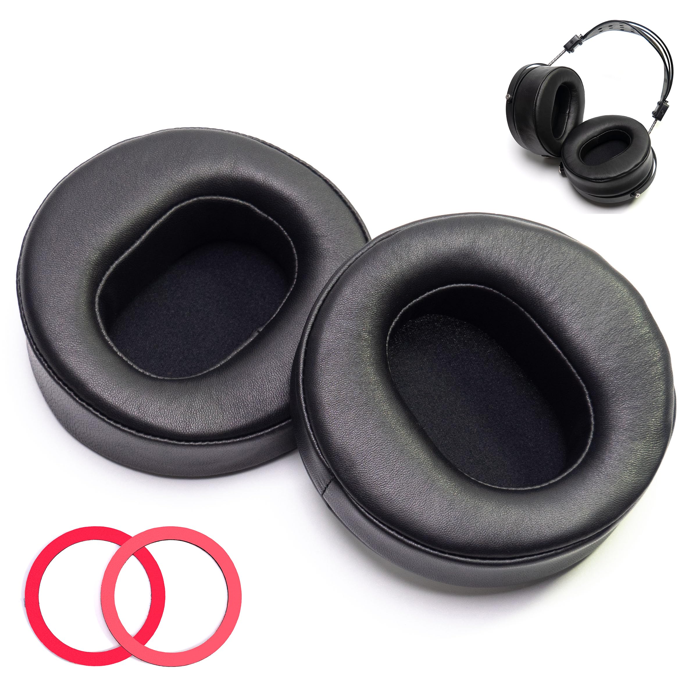 Sheepskin Ear Pads Foam Cushion Compatible with Audeze LCD2 LCD3 LCD4Z LCD-XC MX4 Headphones (Sheepskin Leather)