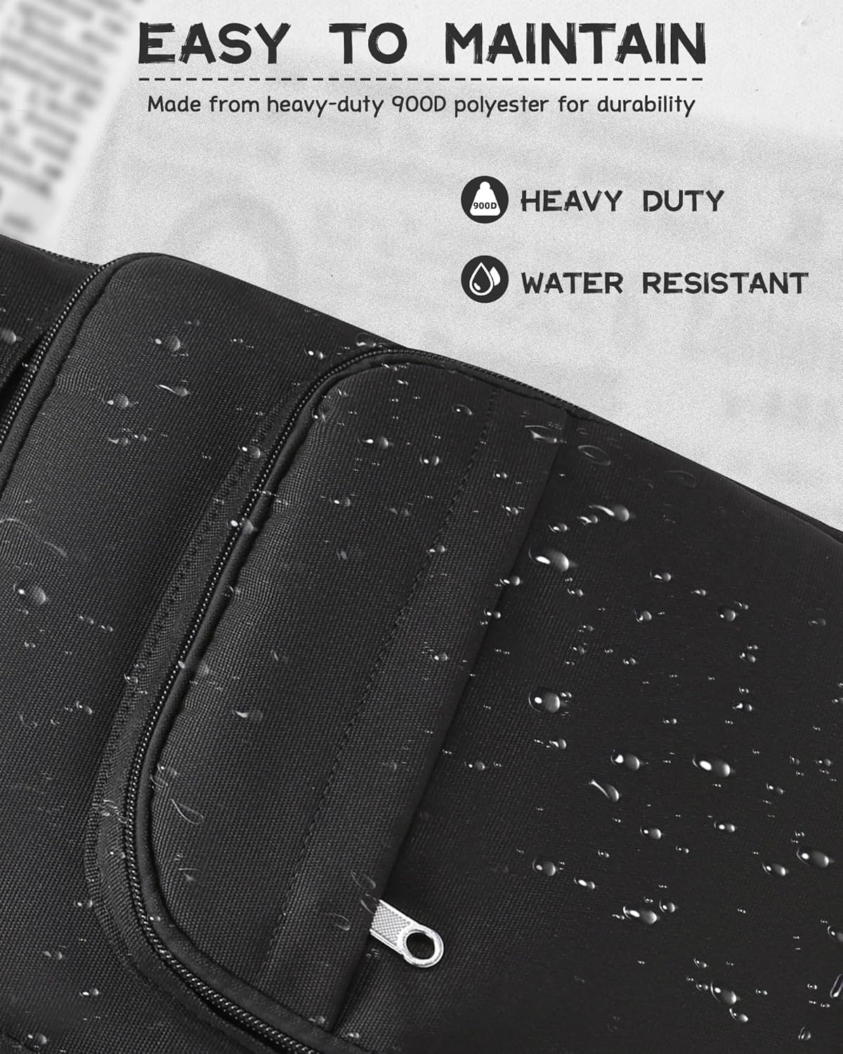 Backpack for Middle High School Teen Boys Girls Large College Bookbag with Laptop Compartment Back to School Book Bags Mochilas Escolares para Niños Niñas Adolescentes (Black, Solid) - Image 6