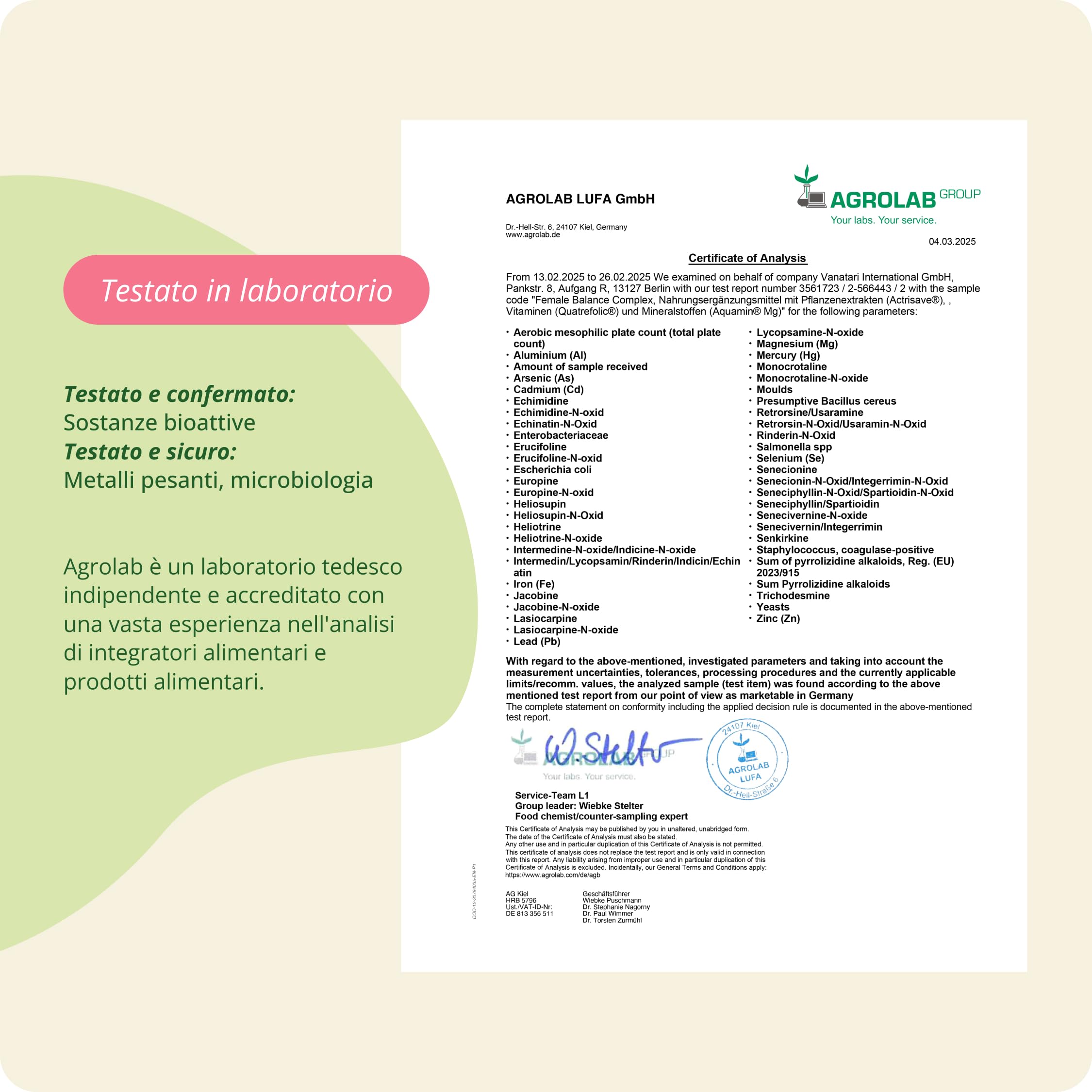Vegavero FEMALE BALANCE | 180 capsule | per Squilibrio Ormonale con Agnocasto, Maca, Magnesio, Acido Folico, Vitamine e Minerali | Amenorrea e PMS | Vegan e Senza Additivi