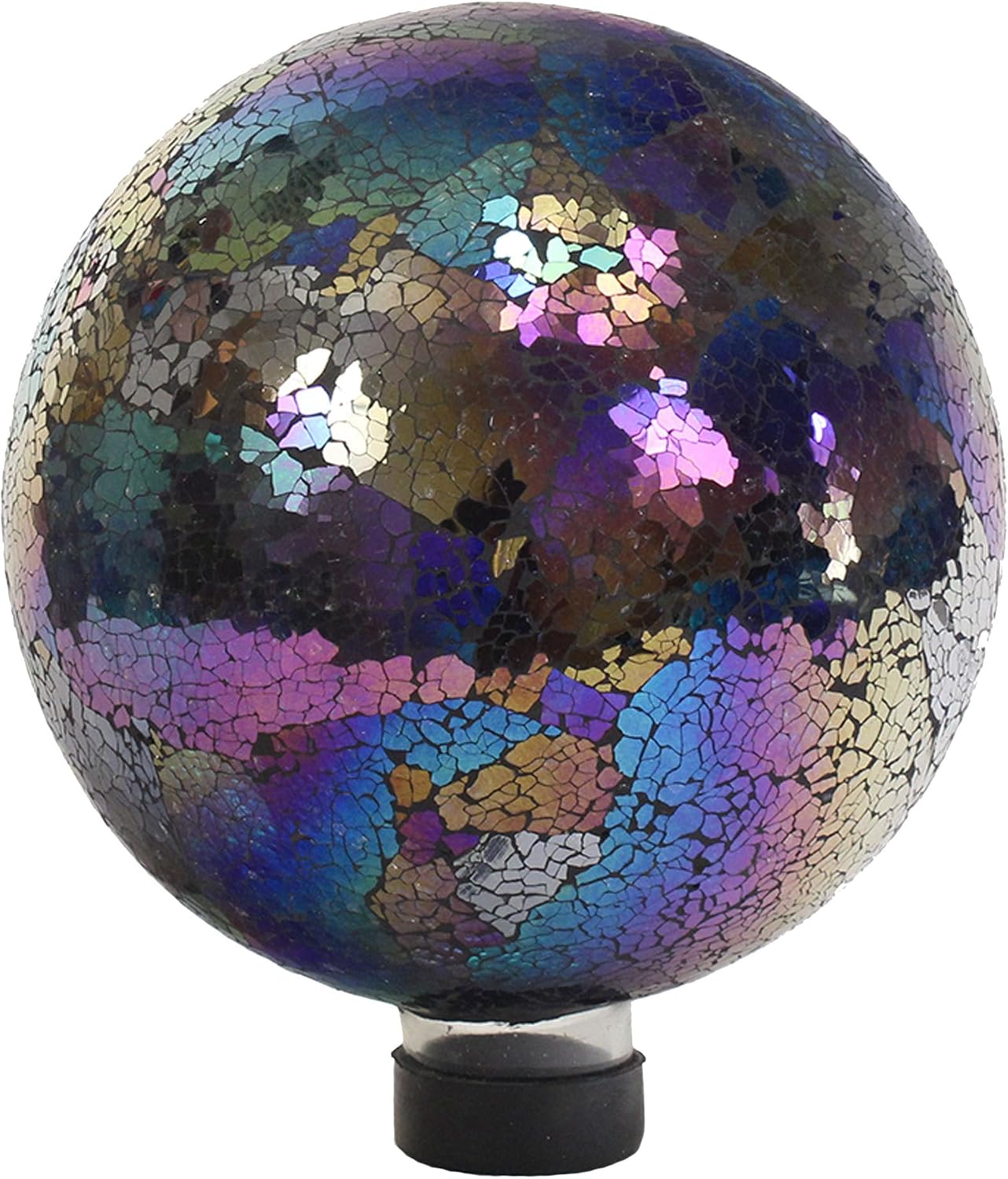 Echo Valley 8196 10-Inch Mosaic Glass Gazing Globe, Arco Iris