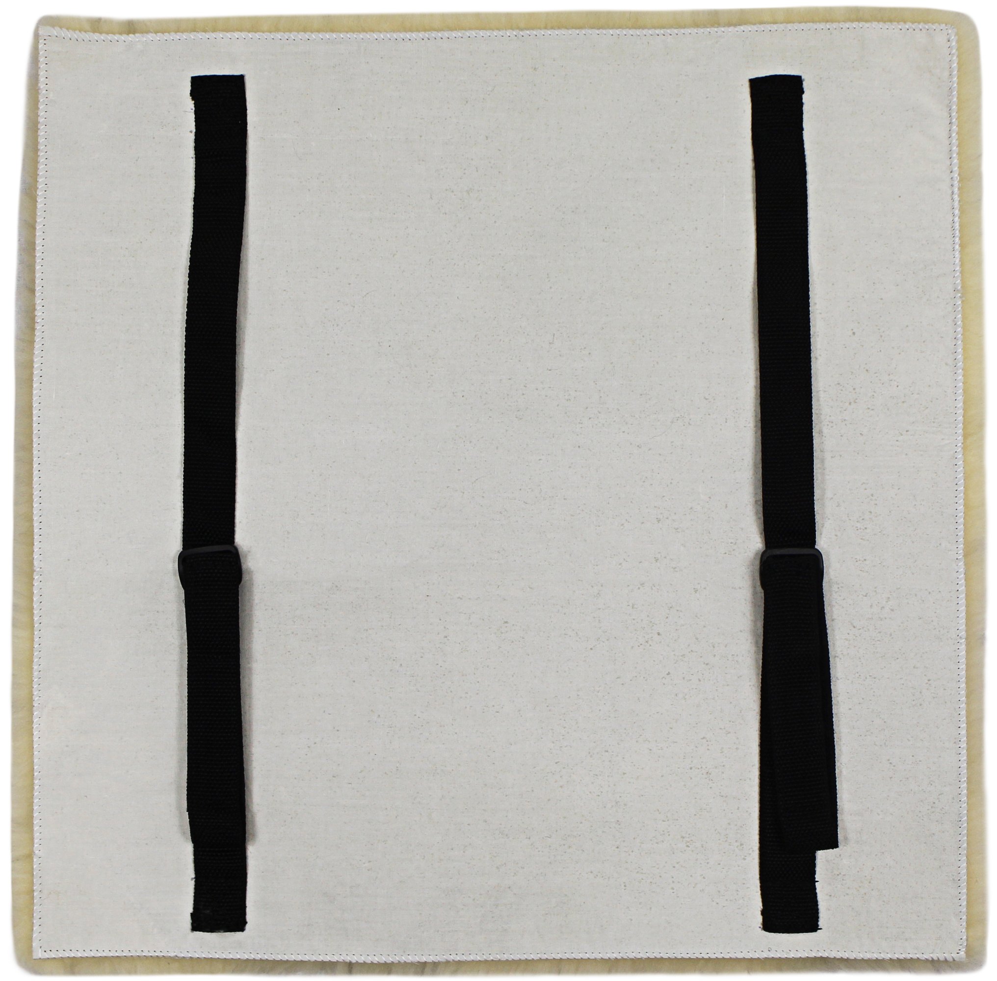 Eurow® - Cojín ortopédico de piel de oveja para silla de ruedas, cómodo, duradero, para alivio del dolor, color champán