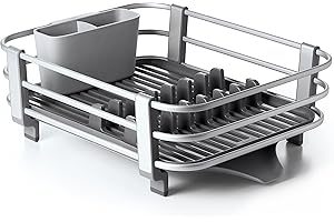 OXO Good Grips Aluminum Dish Rack, Gray