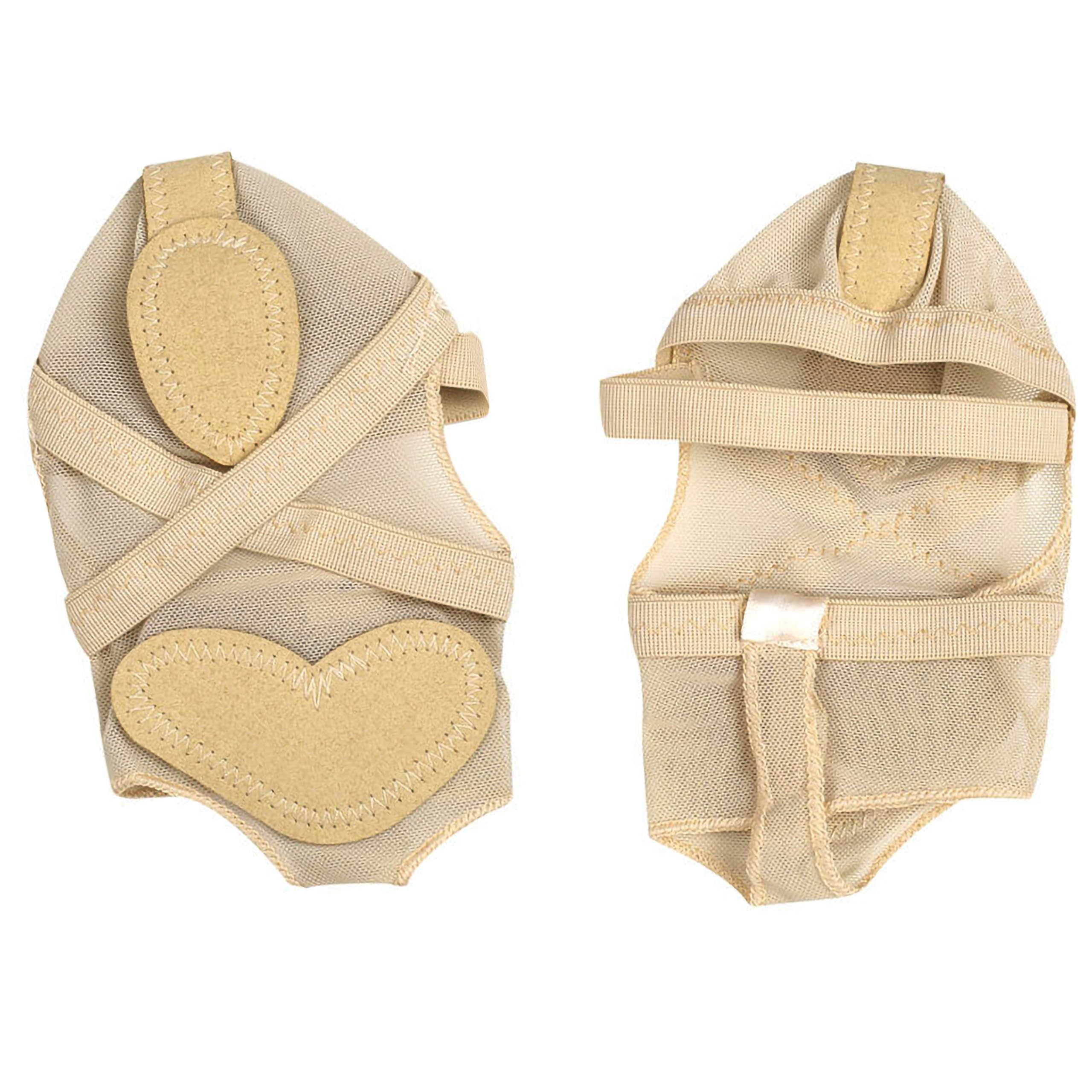 Wuchieal Full Body Dance Foot Undies Lyrical Shoes for Women Mesh Stretch Teenage Foot Undies Dance wear feet Underwear for US7-8.5 (Champagne?L)