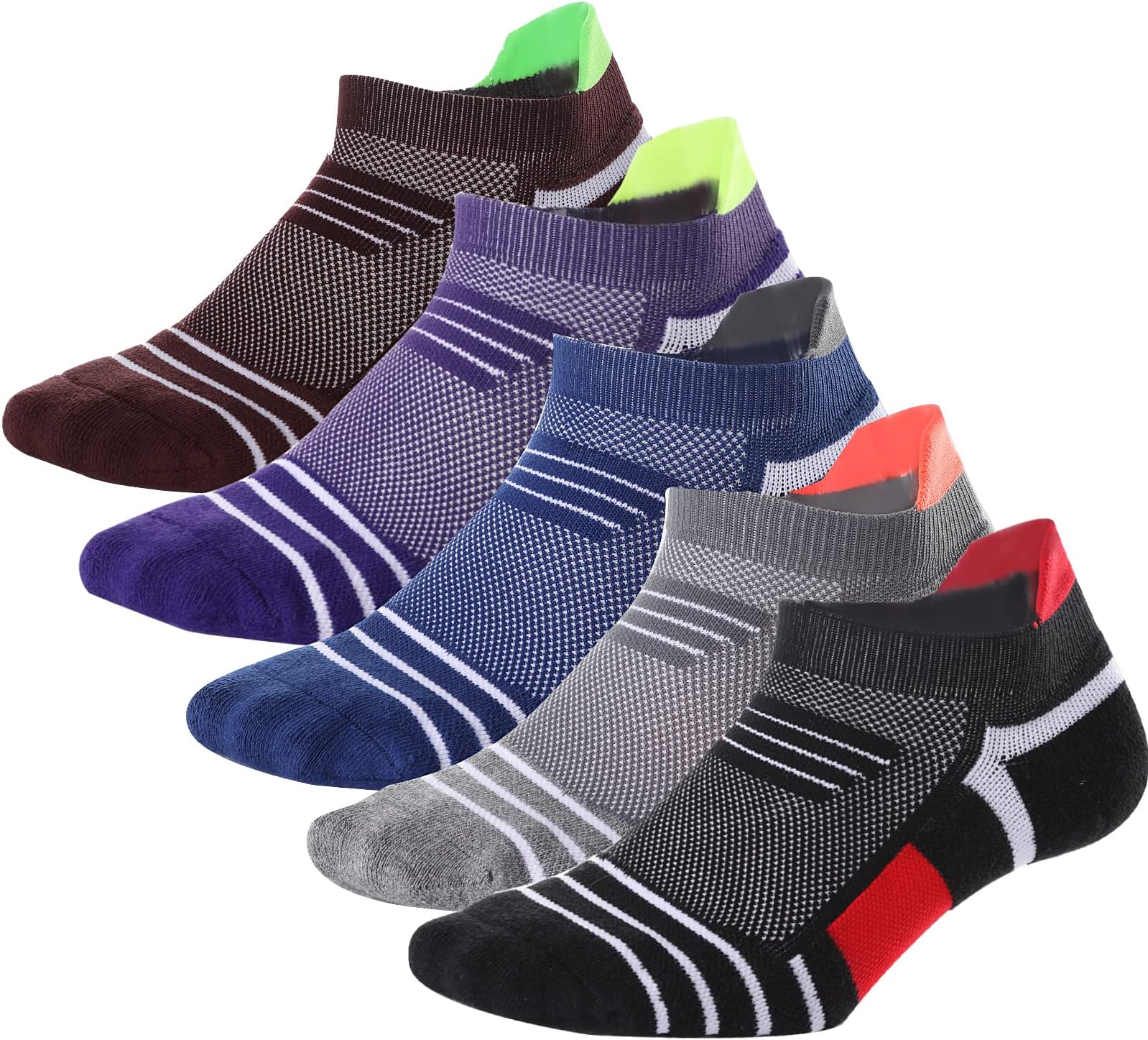 Kodal Ankle Compression Socks, Copper Yarn Low Cut Training Socks, Odor Free Moisture-wicking Arch Support Cushion