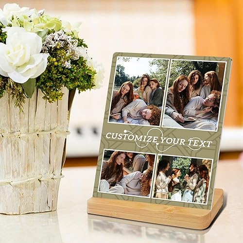 Miniatura 9 de CUSTOM STEWARD Marcos de fotos personalizados de metal con tus fotos, regalos de fotos personalizados en el escritorio, impresiones de fotos de