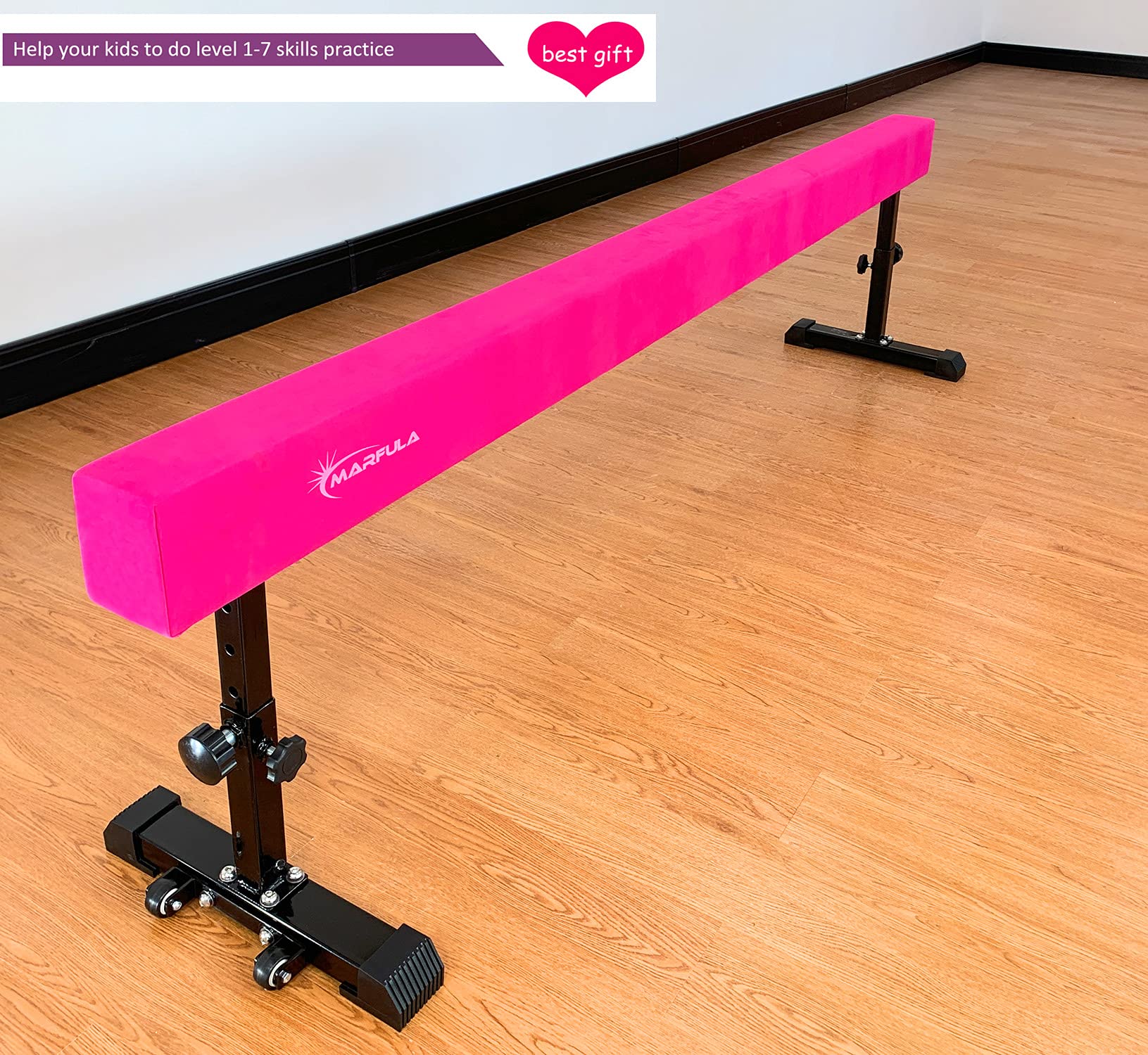 Buy MARFULA 8 Feet Adjustable Gymnastics Balance Beam Gymnastics Training Equipment for Kids