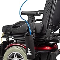 Vista 4 de Giraffe Bottle Sistema de hidratación Journey, botella Tritan transparente, 36 pulgadas / 36.2 in Journey Straw con portador de botellas de neopreno