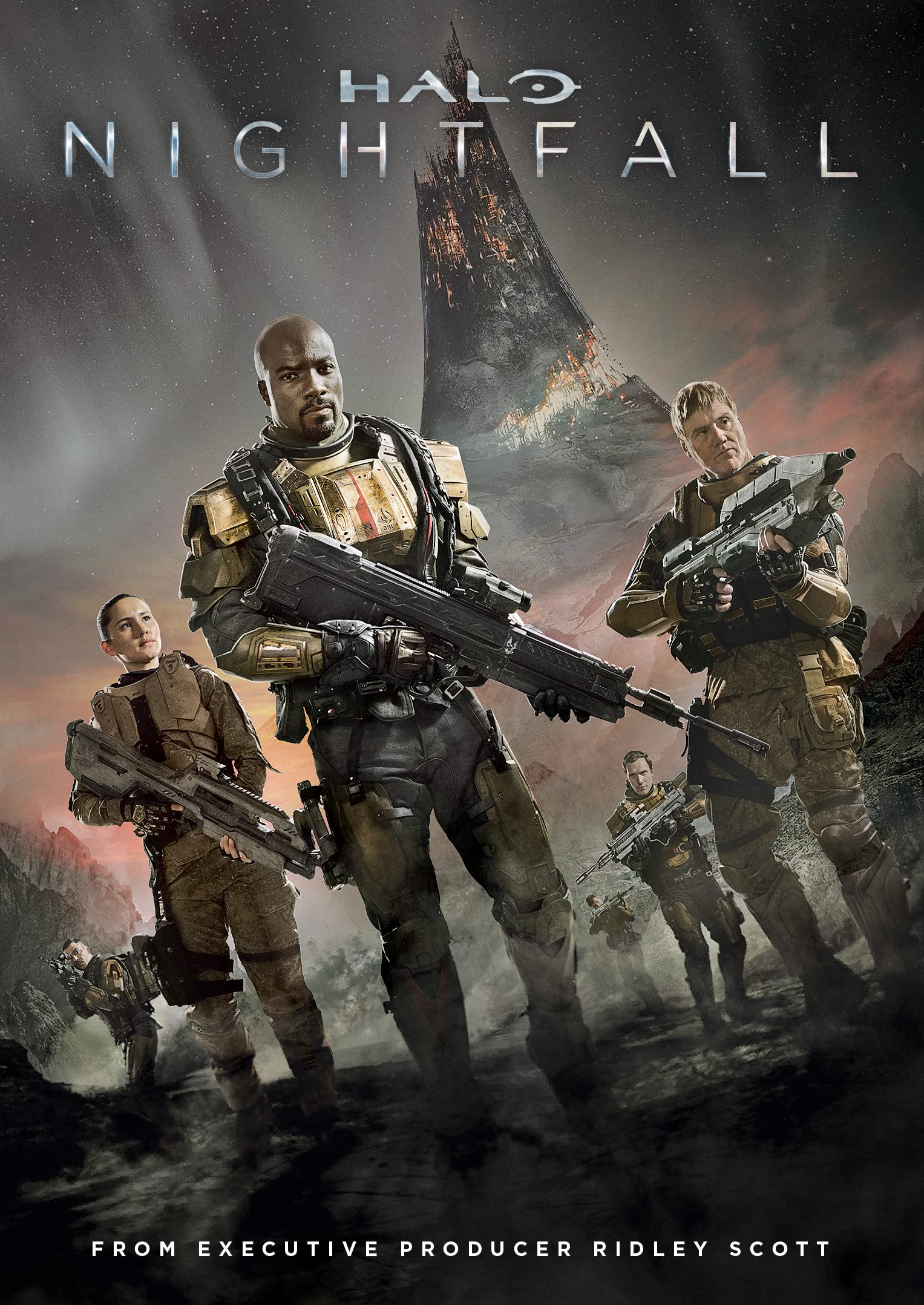 Halo: Nightfall DVD original de importación para coleccionistas de la saga