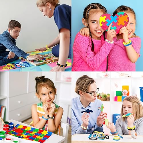 Miniatura 179 de JUNEBRUSHS 42 piezas de accesorios de concientización sobre el cáncer de mama, pulseras de silicona, accesorios de coraje y esperanza para mujeres