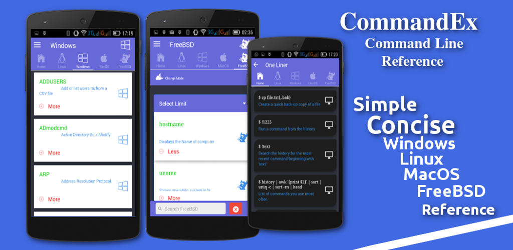 CommandEx Command Line Reference - App on Amazon Appstore