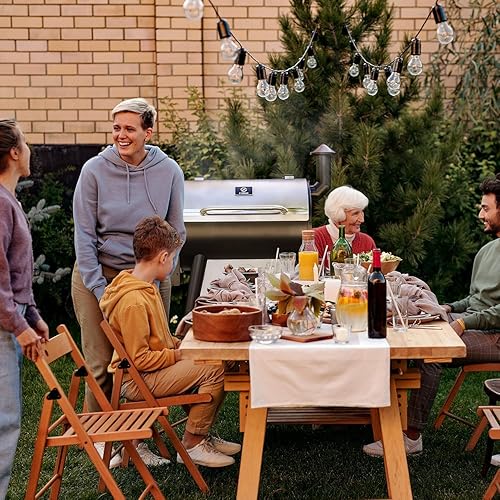 Miniatura 2 de Z GRILLS Parrilla de pellets de madera y ahumador, parrilla de barbacoa 8 en 1 para exteriores con controlador PID 2.1, área de cocción de 697 pies