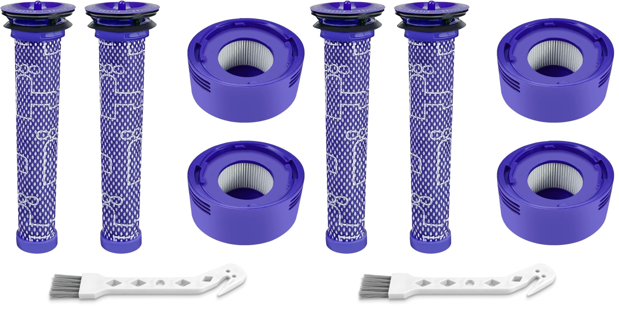 ARTSHU HEPA Filter Replacement Compatible with Dyson V7 V8 (Pack of 2)