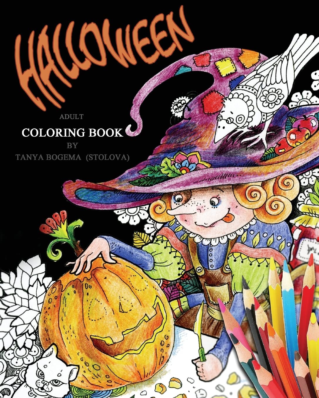 Halloween!: Adult Coloring Book: Bogema (Stolova), Tatiana ...