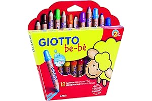 Giotto Stilnovo 610811 Giotto Be Be Super Large Coloured Pencils Pack of 12 Multicoloured