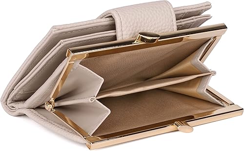 Miniatura 3 de Julia Buxton Pebble - Cartera Lexington de piel vegana, Blanco (White Pepper), Moderno